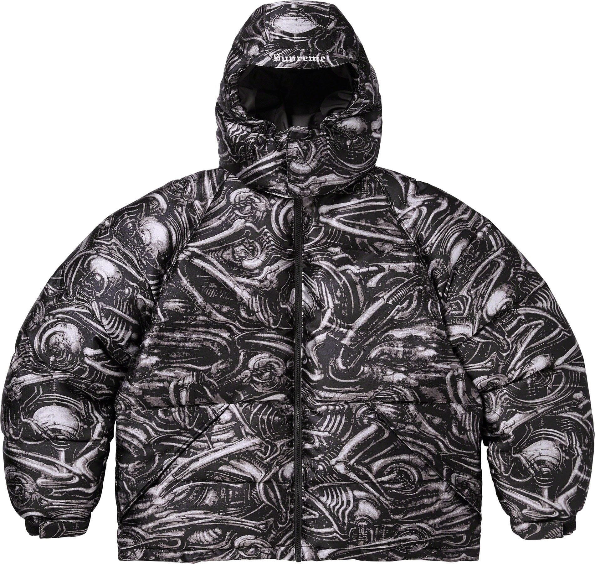 H.R. Giger Jacquard Down Puffer Jacket view 5